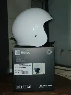 Helm bekas half face ls2 original