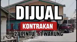 DIJUAL CEPAT 27 KONTRAKAN DAN 1 WARUNG AKTIF STRATEGIS DI KARAWANG