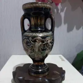 Vas antik handmade 24K gold pajangan