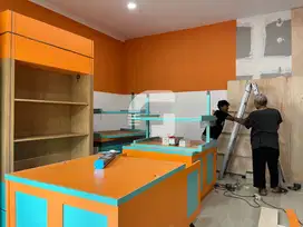 Custom Interior Ruang Usaha Cafe Toko Salon Klinik Resto