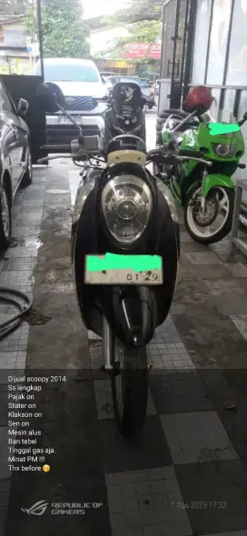 Dijual honda scoopy Fi 2014 (stater kasar)