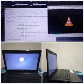 LAPTOP ASUS X45 NORMAL RAM 4GB SSD+HDD 480GB KENCANG
