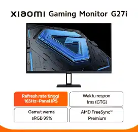 Termurah! Monitor Gaming Xiaomi G27i 165hz