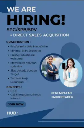 LOWONGAN PEKERJAAN SALES BANK
