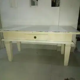 JUAL MEJA KERJA FULL KAYU