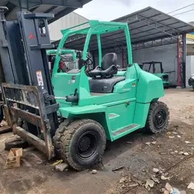 Forklift Mitsubishi 7 Ton,Matic,Tiang 3 Meter,Mesin S6S,Ban Double,Tah
