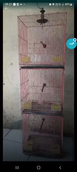 kandang besi kotak 3 susun