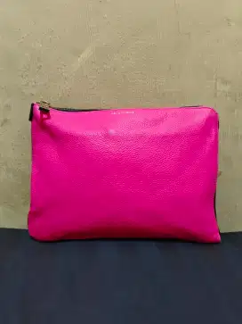 Clutch kulas hitam mix pink