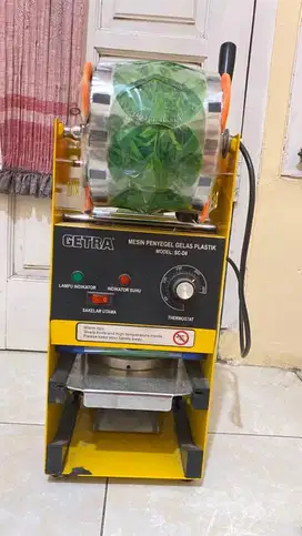 DIJUAL CUP SEALER / MESIN PENYEGEL GELAS MERK GETRA