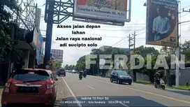 Hitung tanah 14 hektar pinggir jalan utama adi sucipto alana hotel