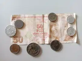 Jual uang lama sama uang turki