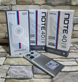 Infinix Note 40 Pro 5G 8/256 Racing Grey Fulset segel mulus 98%