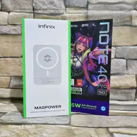 Infinix Note 40 Pro 5G 8/256 Green Fulset segel mulus 98% Garansi