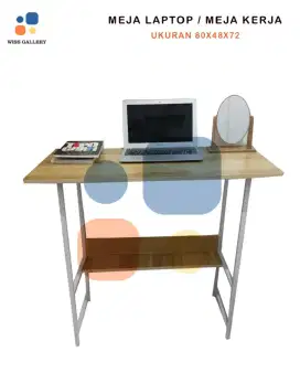 Meja laptop Dan meja kerja atau meja belajar