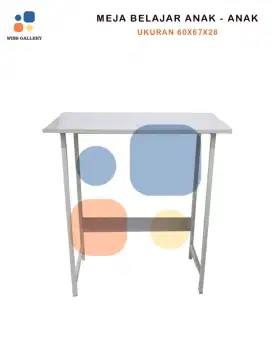 Meja belajar minimalist untuk anak