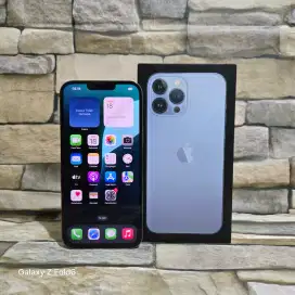 Iphone 13 Pro Max 512Gb Resmi ibox Blue BH 84% Fulset segel mulus 98%