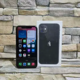 Iphone 11 128Gb Resmi ibox BH 82% Fulset segel mulus 95%