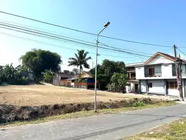 Tanah Pekarangan Sleman Tepi Jalan, Siap Bangun