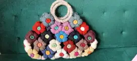 Tas cantik rajut benang