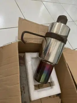Knalpot HKS sport original tebal jaring tebal jazz agya brio ayla
