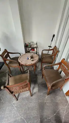 1 SET bangku teras siap jemput