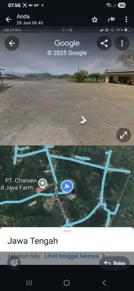 Dijual tanah zona industri