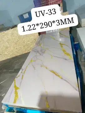 Marmer upvc gold glossy