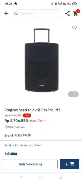 Promo speaker polytron