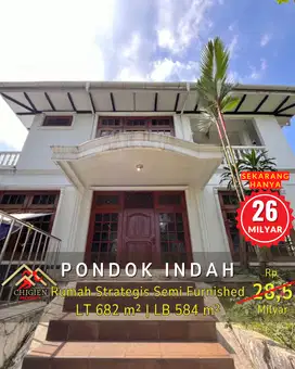 DIJUAL RUMAH STRATEGIS DI PONDOK INDAH JAKARTA SELATAN