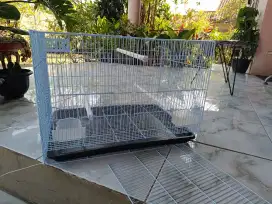 Kandang Lipat bekas bisa sekat 2, pemakaian 2 Minggu ukuran 60x40x40
