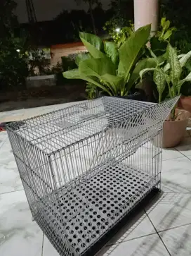 Kandang Galvanis Anti Karat Ukuran 48*30*40 dengan pintu custom besar