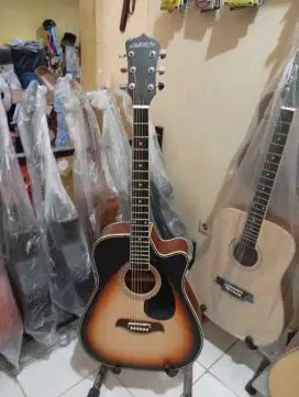 Gitar akustik Jhon why pabrikan
