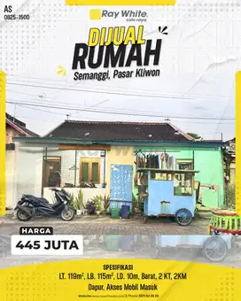 Rumah Dijual di Kampung Harmoni Semanggi, Pasar Kliwon, Surakarta