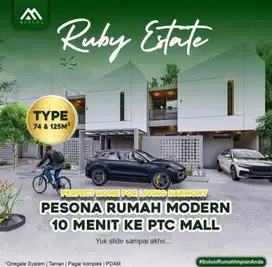 Pesona Rumah Modern Dan Mewah Berada di Jantung Palembang Ruby Estate