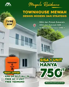 town house magalo residence berkonsep minimalis modern