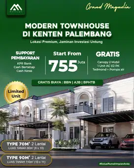 Town House Exclusive di Tanjung Harapan Palembang