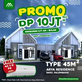 rumah komersil daerah sako di pinggir jalan lebak murni arya residence