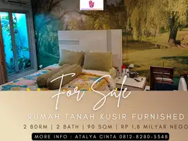 Dijual Cepat Rumah Minimalis Full Furnished Tanah Kusir