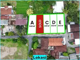 Siap AJB ; Dekat UGM, Dijual tanah Murah Jogja Kaliurang, Turun Harga