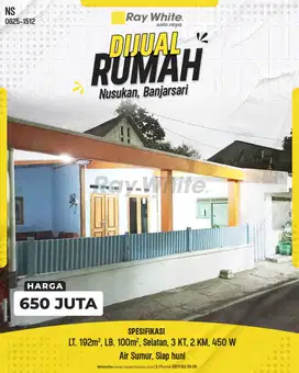 Rumah Strategis di Nusukan, Banjarsari, Surakarta