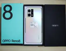 Oppo Reno 8 4G LIKE NEW 8/256 SHIMMER GOLD - GRATIS 5 Case