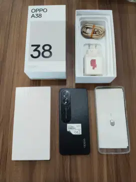 Oppo A38 6/128 seken murah dan lengkap