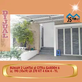 DIJUAL RUMAH 2 LANTAI di CITRA GARDEN 6 - YL