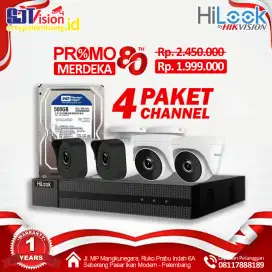 [PROMO MERDEKA] CCTV 4 CAMERA PLUS PASANG
