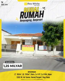 Rumah Bebas Banjir Banyuagung Banjarsari Solo Siap Pakai