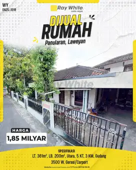 Rumah Tengah Kota Solo di Panularan Laweyan