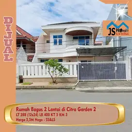 DIJUAL Rumah Bagus 2 Lantai di Citra Garden 2 - SS&LS