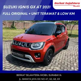 Km 50rb ignis GX 1.2 AT AGS orange 2021 Surabaya full ori