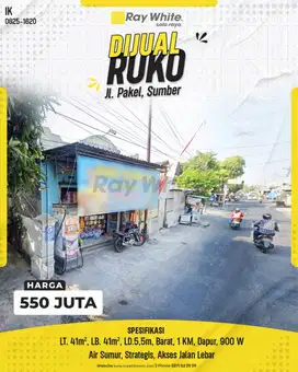 Dijual Ruko/Kios Kecil Strategis Di Jl. Pakel, Sumber