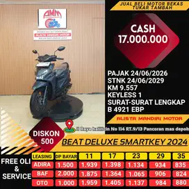 HONDA BEAT DELUXE SMART KEY TH 2024  BISA BAYAR VIA CC / PAYLATER